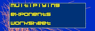 multiplying exponents worksheet